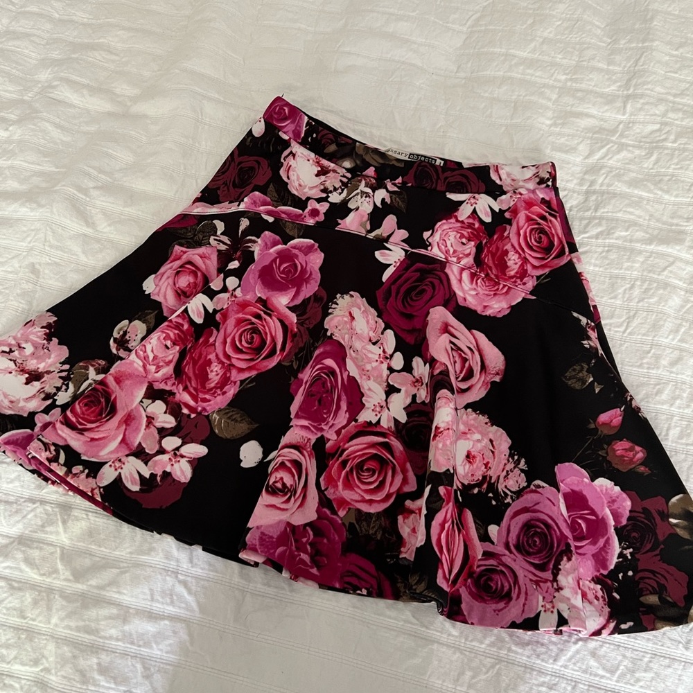 Necessary Objects Floral Skirt
